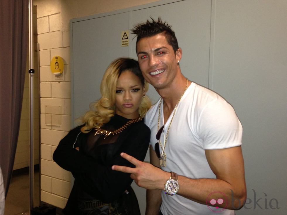 Rihanna y Cristiano Ronaldo en Lisboa