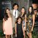 M. Night Shyamalan con su esposa e hijas en el estreno de 'After Earth' en Nueva York