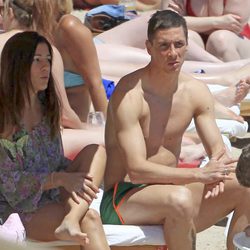 Fernando Torres y Olalla Domínguez, de vacaciones en Ibiza