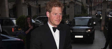 El Príncipe Harry en una gala benéfica en Londres