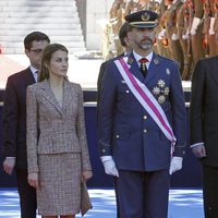 Los Príncipes Felipe y Letizia en el Día de las Fuerzas Armadas 2013