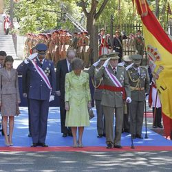 Los Reyes y los Príncipes de Asturias en el Día de las Fuerzas Armadas 2013