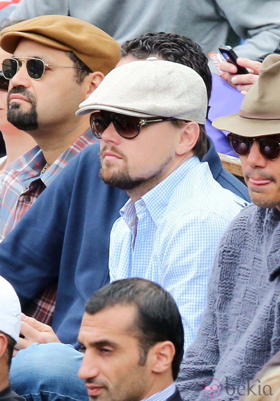Leonardo DiCaprio en Roland Garros 2013
