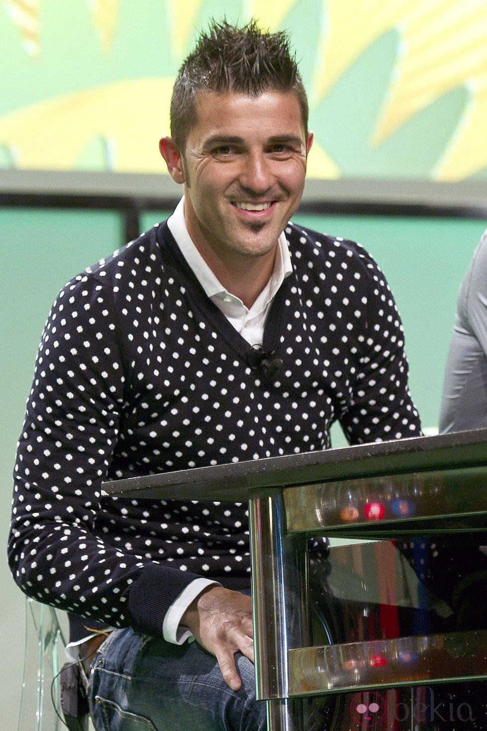 David Villa en la presentación de la Copa Confederaciones 2013