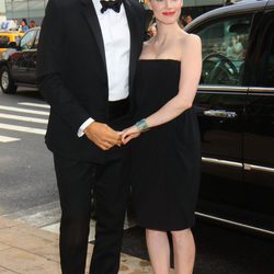 Jessica Chastain y Riccardo Tisci en los Premios CFDA 2013