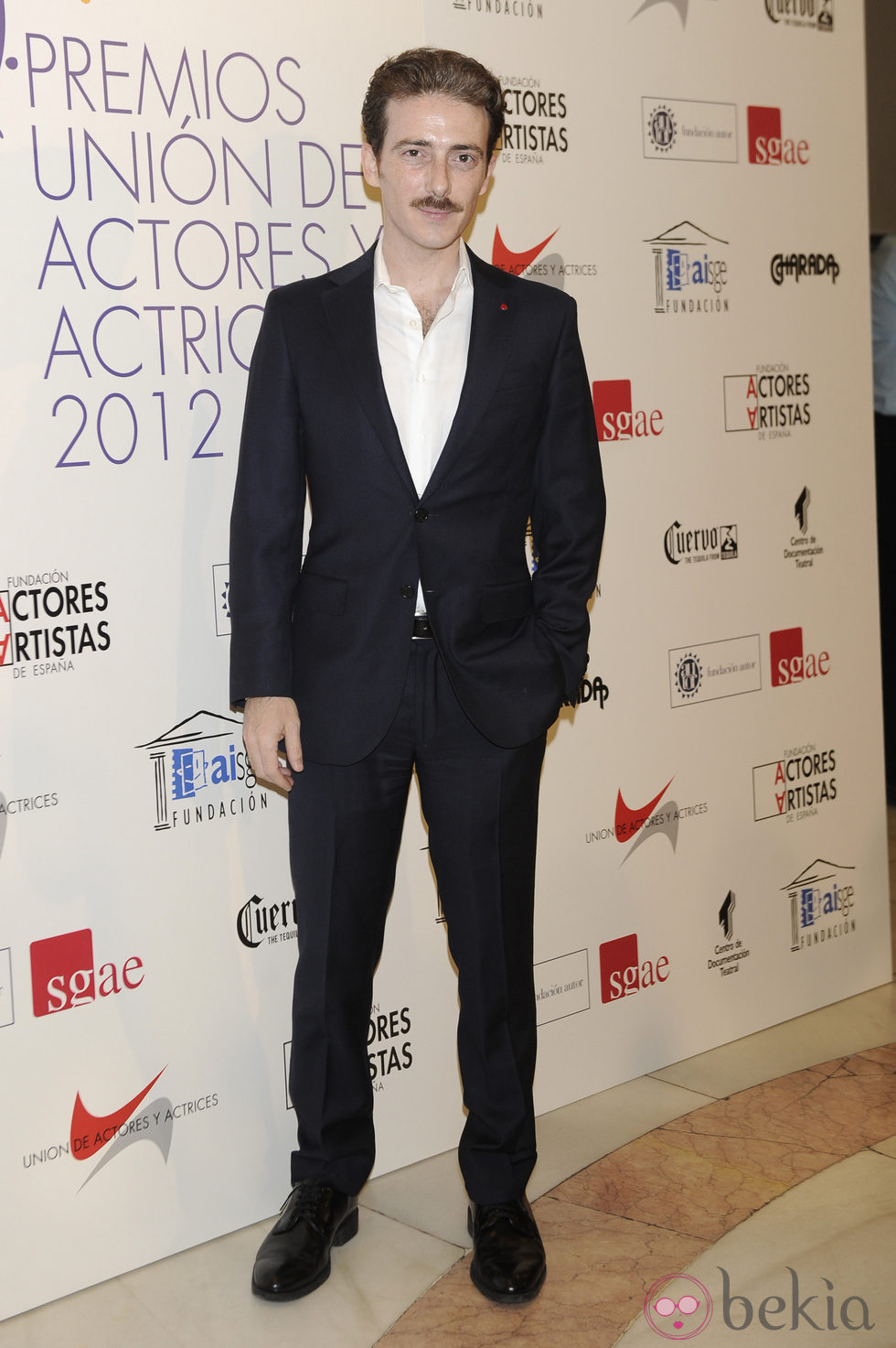 Victor Clavijo en la alfombra roja de los Premios Unión de Actores 2012