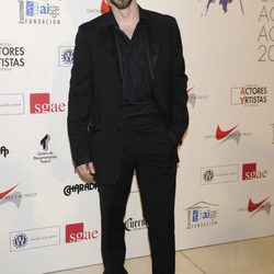 Alberto Amarilla en la alfombra roja de los Premios Unión de Actores 2012