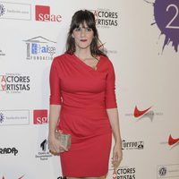 Lorena Berdún en la alfombra roja de los Premios Unión de Actores 2012