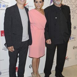 Pablo Berger, Ramón Barea e Inma Cuesta en la alfombra roja de los Premios Unión de Actores 2012