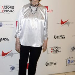Julieta Serrano en la alfombra roja de los Premios Unión de Actores 2012