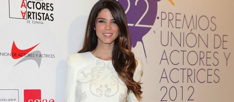 Juana Acosta en la alfombra roja de los Premios Unión de Actores 2012