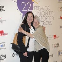 Asunción Balaguer y Teresa Rabal en la alfombra roja de los Premios Unión de Actores 2012