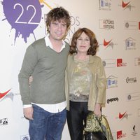 María José Goyanes y Javier Collado en la alfombra roja de los Premios Unión de Actores 2012