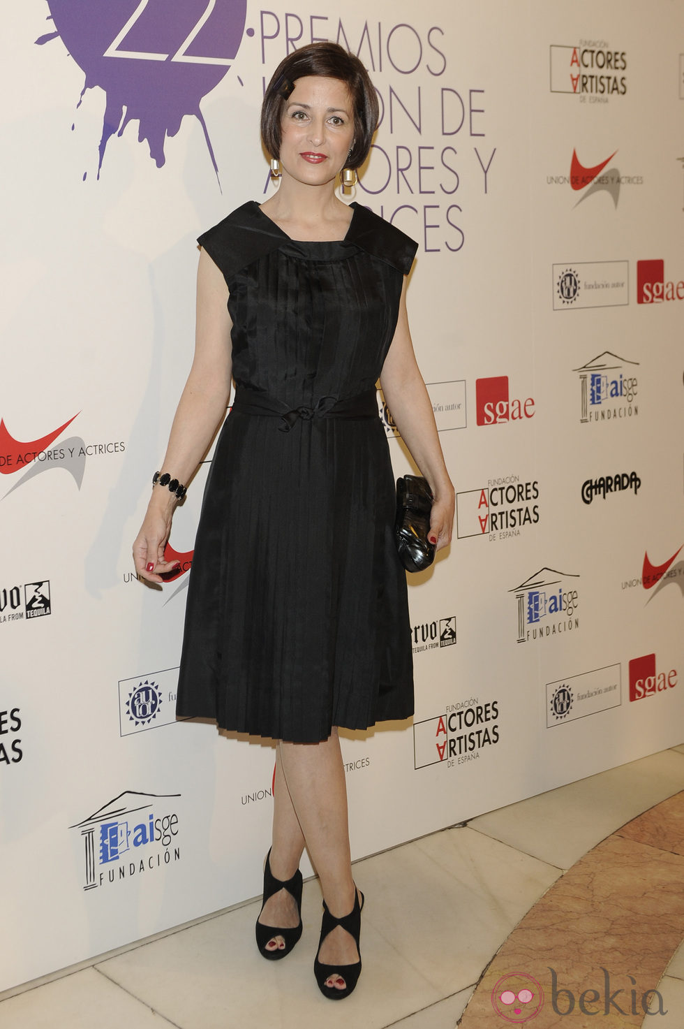Esther Regina en la alfombra roja de los Premios Unión de Actores 2012