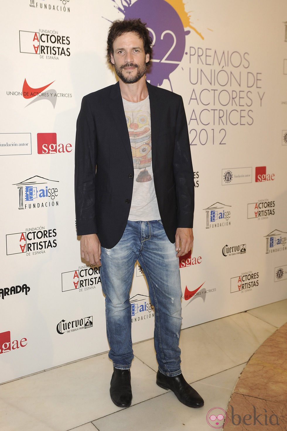 Daniel Grao en la alfombra roja de los Premios Unión de Actores 2012