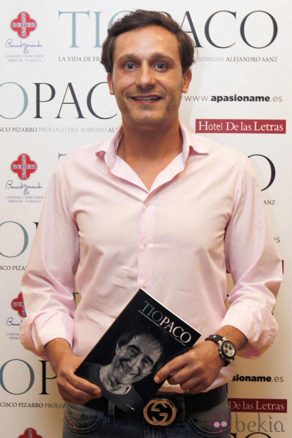 Juan Peña en la presentación del libro 'Tío Paco'