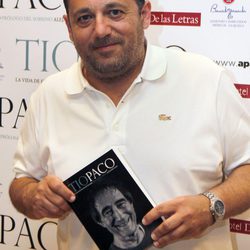 Pepón Nieto en la presentación del libro 'Tío Paco'