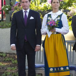 Magdalena de Suecia y Chris O'Neill en el Día Nacional de Suecia 2013