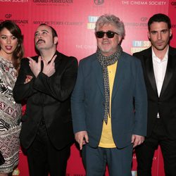 Blanca Suárez, Carlos Areces, Pedro Almodóvar y Miguel Ángel Silvestre presentan 'Los amantes pasajeros' en Nueva York