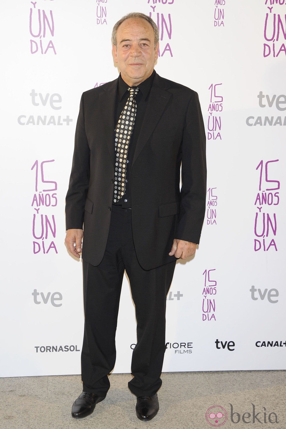 Tito Valverde en el estreno de '15 años y un día'