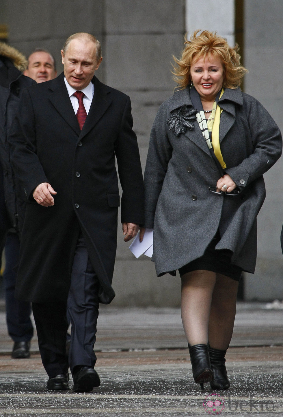 El presidente ruso Vladimir Putin con su exmujer Lyudmila