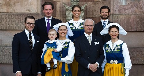 La Familia Real Sueca en el Día Nacional de Suecia 2013