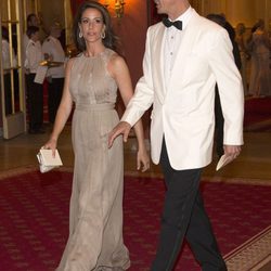 Joaquín y Marie de Dinamarca en la cena previa a la boda de Magdalena de Suecia y Chris O'Neill