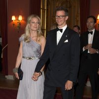 Los príncipes Manuel y Anna de Bavaria en la cena previa a la boda de Magdalena de Suecia y Chris O'Neill