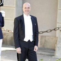 Fredrik Reinfeldt en la boda de Magdalena de Suecia y Chris O'Neill