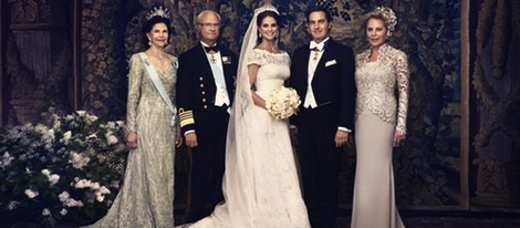 Fotografía oficial de la boda de la princesa Magdalena de Suecia y Christopher O'Neill