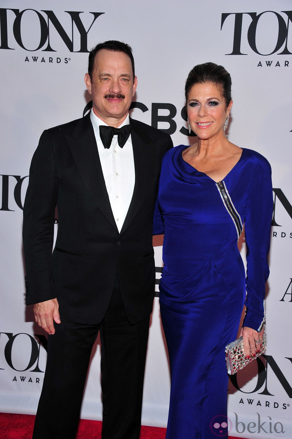 Tom Hanks y Rita Wilson en la gala de los premios Tony 2013