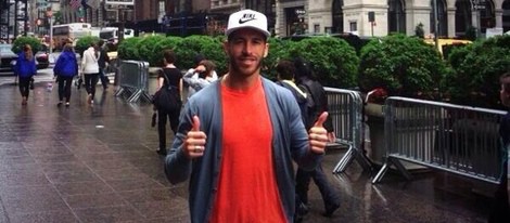 Sergio Ramos paseando por Nueva York antes del amistoso España-Irlanda