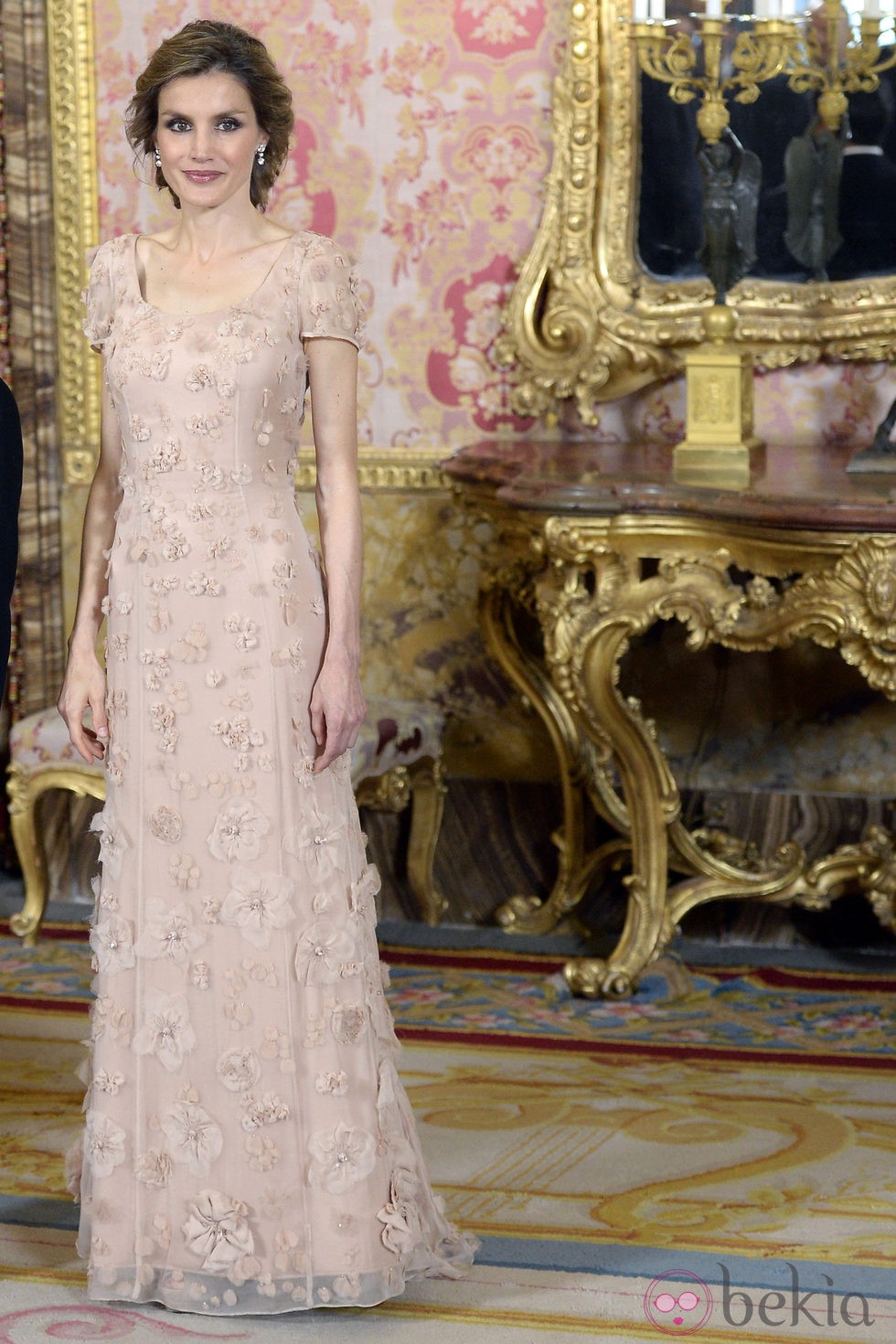 La Princesa Letizia en la cena de gala en honor a Naruhito de Japón