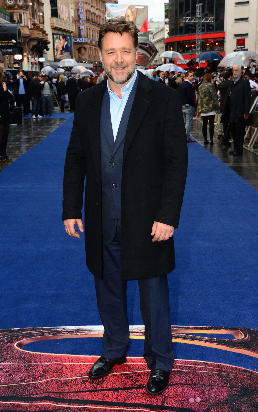 Russell Crowe en el estreno europeo de 'El Hombre de Acero' en Londres