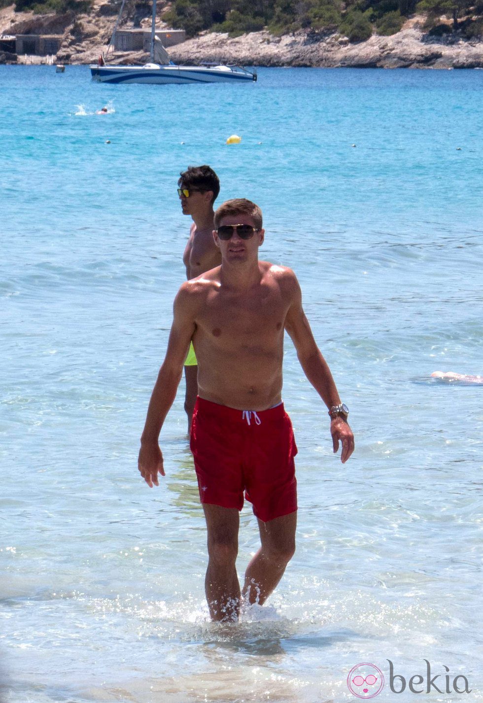 Steven Gerrard de vacaciones en Ibiza