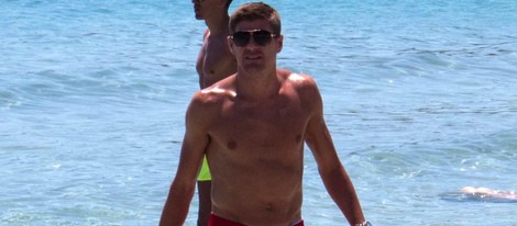 Steven Gerrard de vacaciones en Ibiza