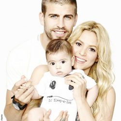 Gerard Piqué, Shakira y Milan celebran el Día del Padre