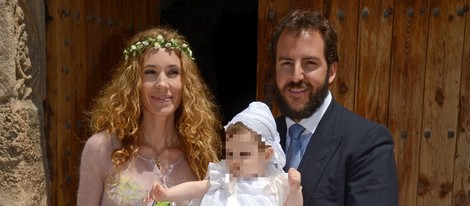 Borja Thyssen y Blanca Cuesta bautizan a su hijo Enzo