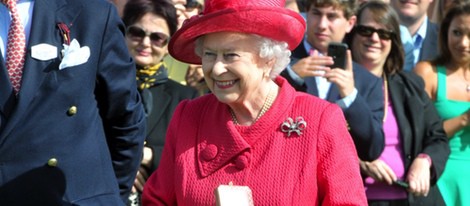 La Reina Isabel en la Copa de la Reina de Polo