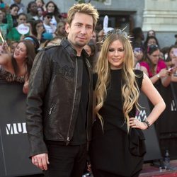 Avril Lavigne y Chad Kroeger en los MuchMusic Video Awards 2013