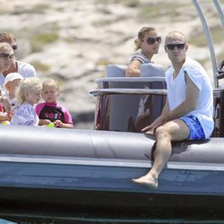 Robben disfruta de unas vacaciones en familia en Formentera