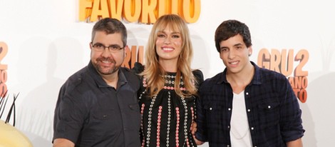 Florentino Fernández, Patricia Conde y Xuso Jones promocionando 'Gru, mi villano favorito 2'