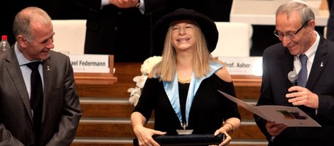 Barbra Streisand recibe el Doctorado Honoris Causa en Israel