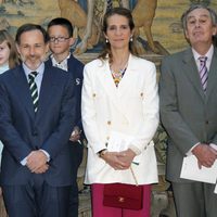 La Infanta Elena en la entrega de premios del Concurso de Pintura Infantil y Juvenil de Patrimonio Nacional