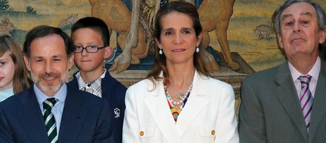 La Infanta Elena en la entrega de premios del Concurso de Pintura Infantil y Juvenil de Patrimonio Nacional