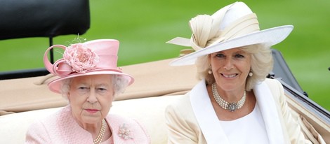 La Reina Isabel y la Duquesa de Cornualles en la inauguración de Ascot 2013