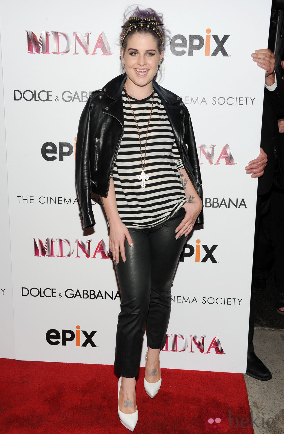 Kelly Osbourne durante el estreno de 'Madonna: The MDNA Tour' en Nueva York