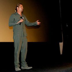 Brad Pitt presenta 'Guerra Mundial Z' en Madrid