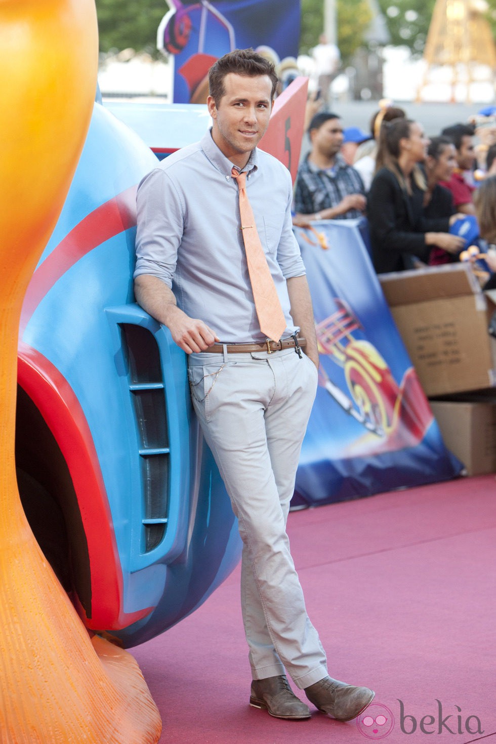 Ryan Reynolds en la presentación de 'Turbo' en Barcelona