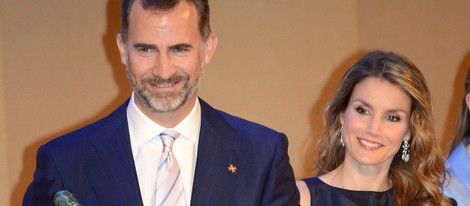 Los Príncipes Felipe y Letizia en la Entrega de los Premios Príncipe de Girona 2013